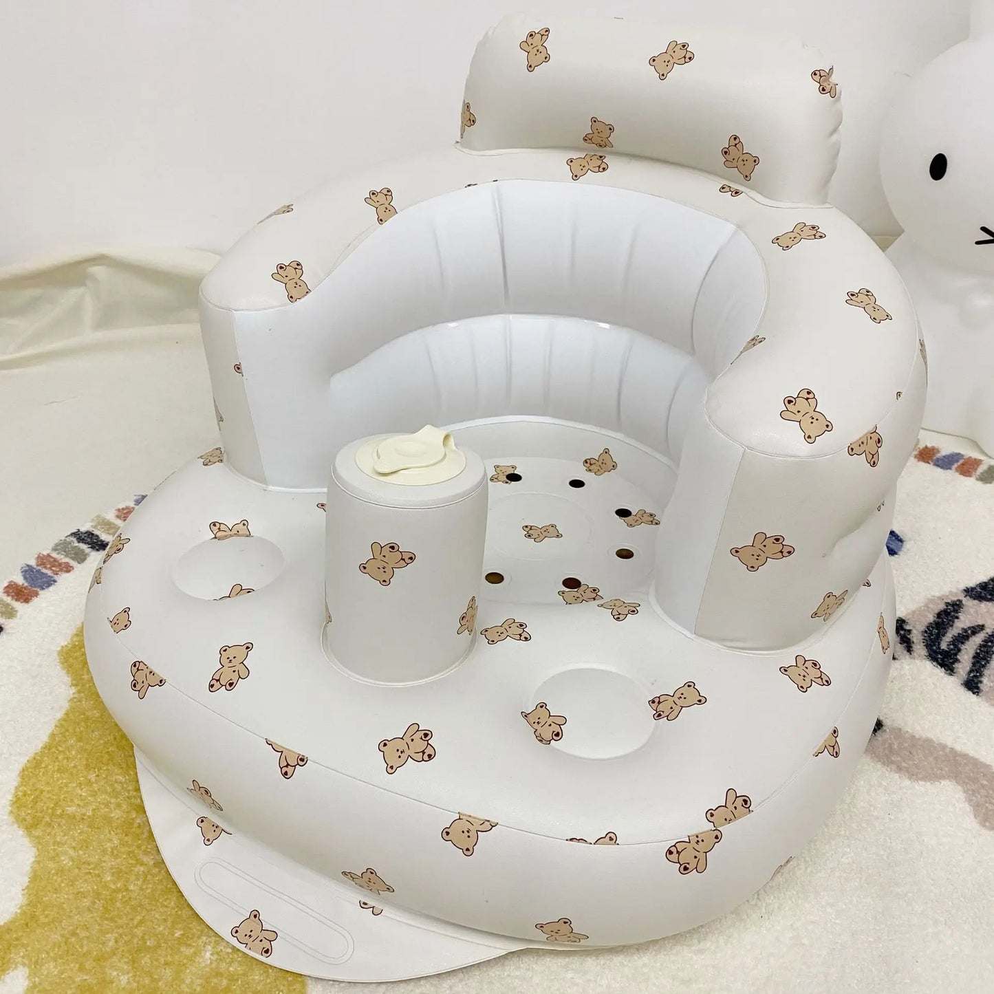 Inflatable Stylish Sofa - Portable Support for Little Sitters