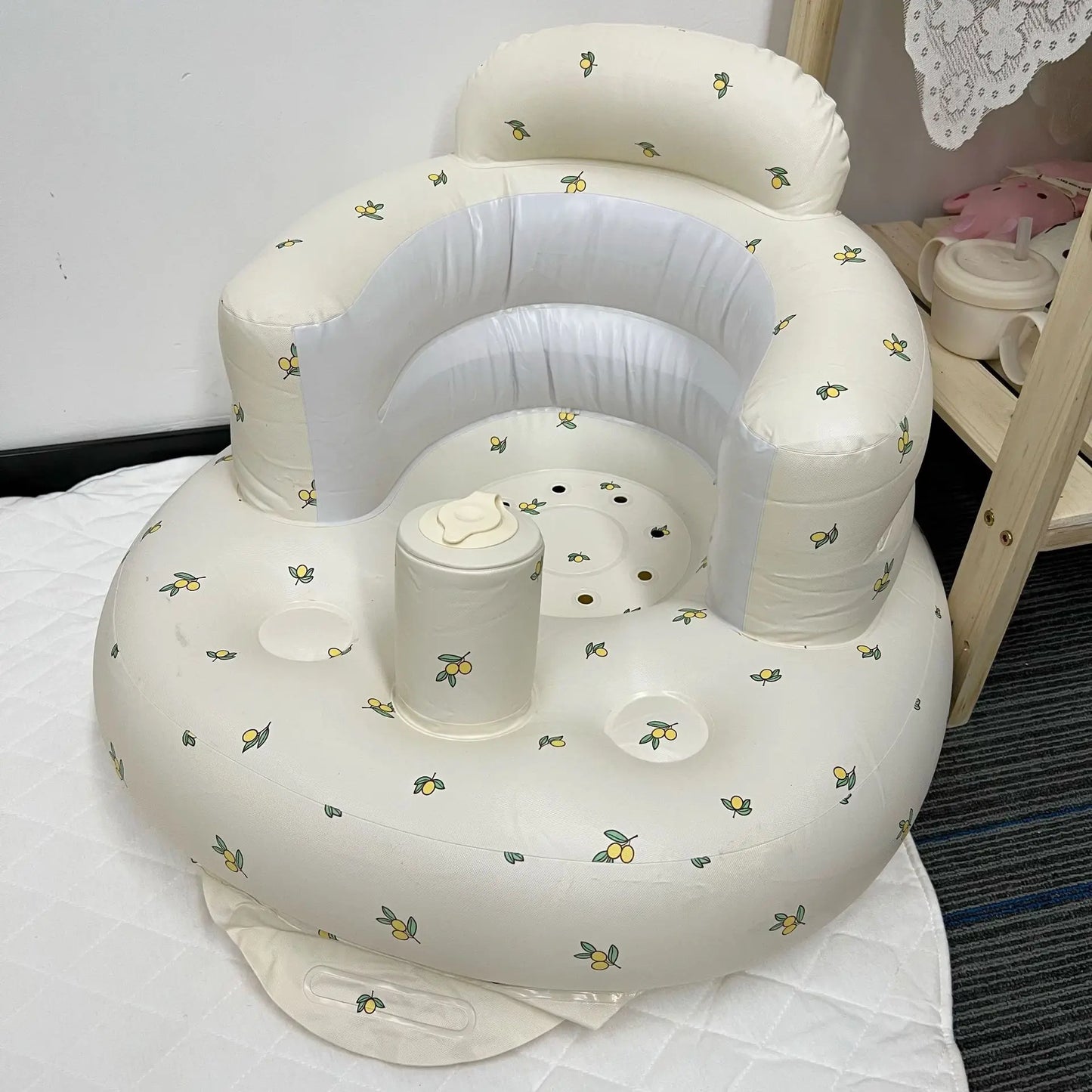 Inflatable Stylish Sofa - Portable Support for Little Sitters
