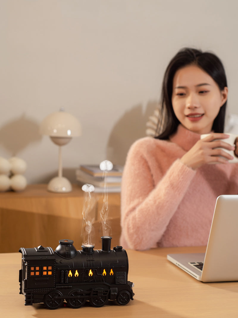 Steam Train Humidifier - Chugs Mist, Clears Vibes, Looks Adorbs