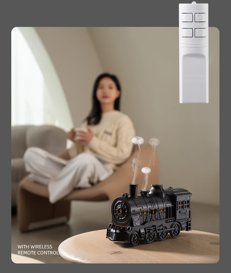 Steam Train Humidifier - Chugs Mist, Clears Vibes, Looks Adorbs